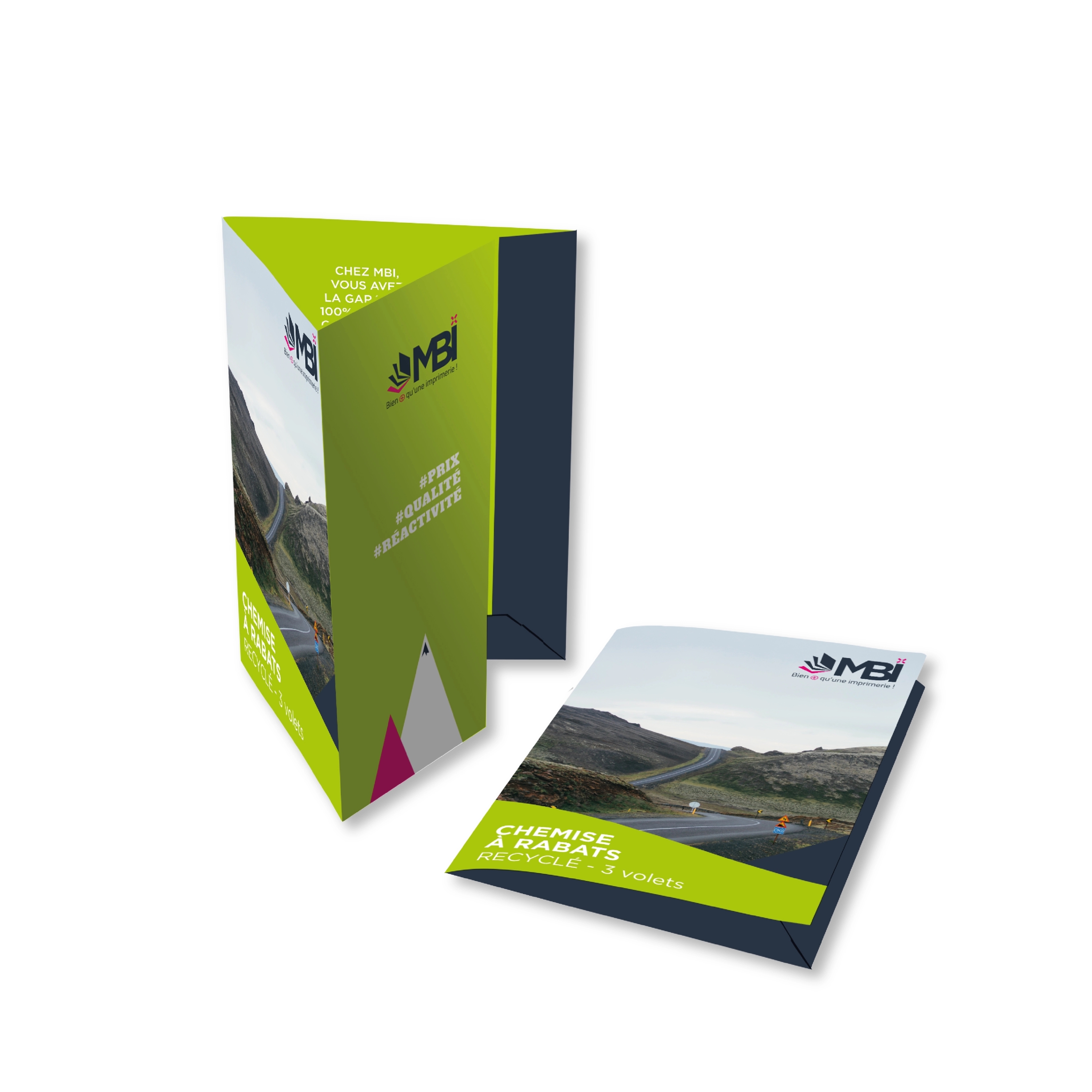 Chemise à rabats recyclée